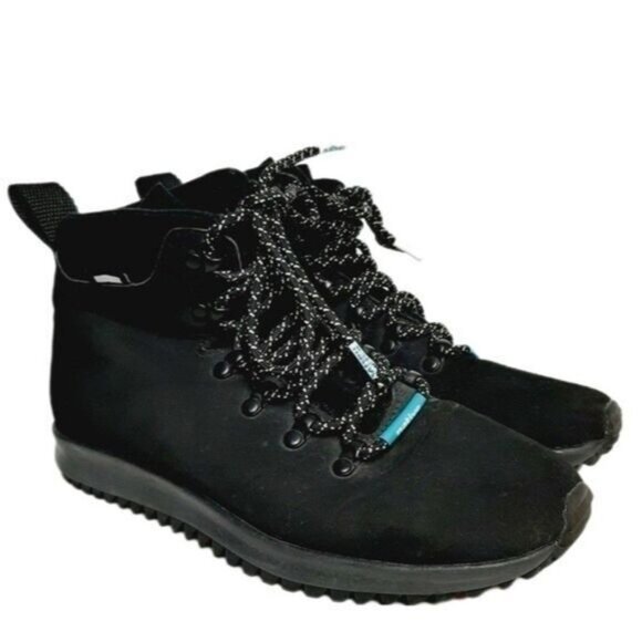 NATIVE Shoes AP Apex Ankle Boot Black Bootie Sz Women's 6.5 | Men's 5 - Picture 1 of 13